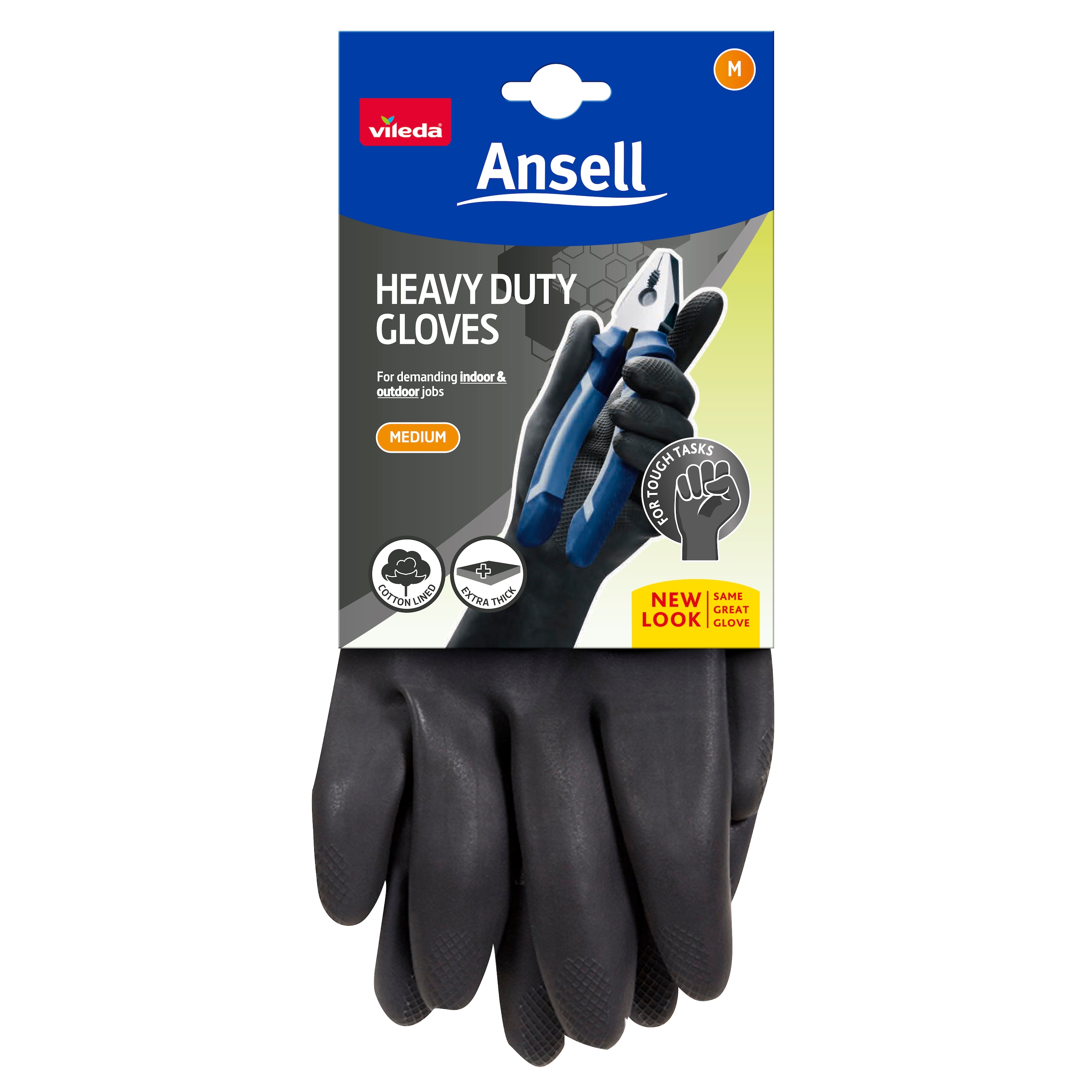 Vileda Ansell Heavy Duty Gloves 
