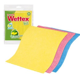 Wettex Wet Sponge Cloth 3pk