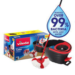 Vileda Easy Wring & Clean Turbo Spin Mop and Bucket Set
