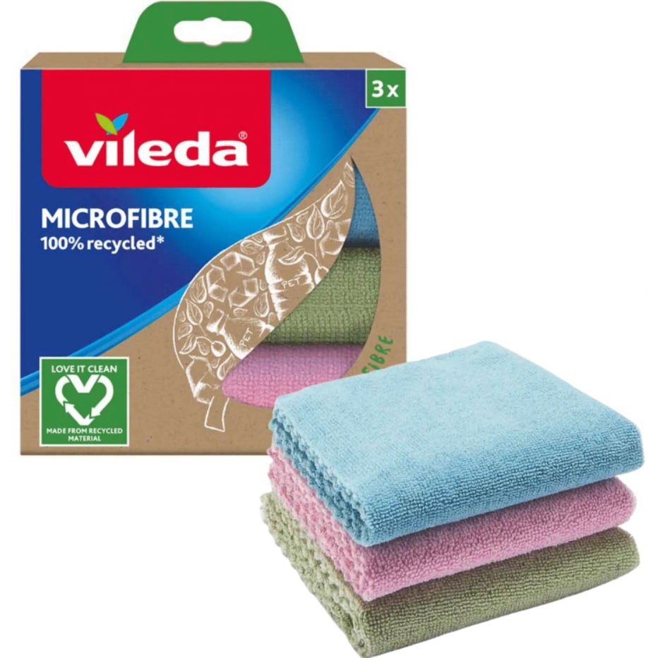 Microfibre 100% Recycled Cloth 3-Pack
