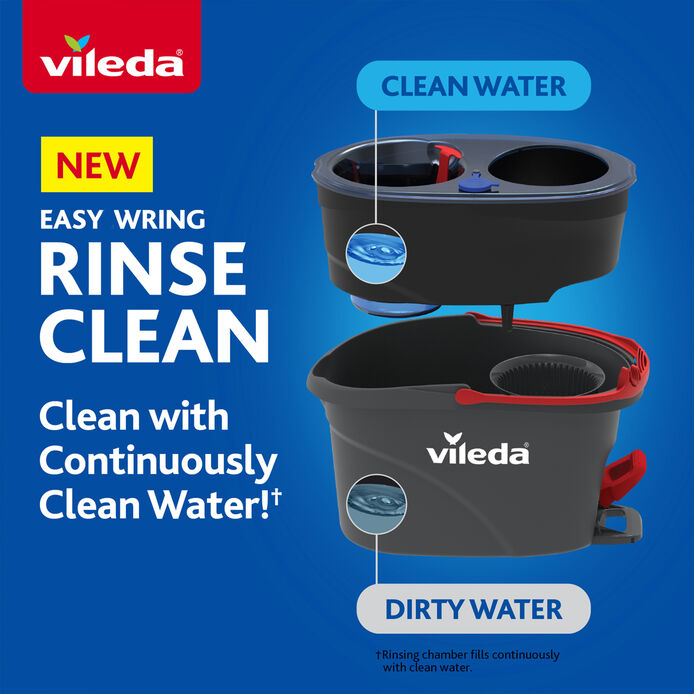 Buy Vileda Easy Wring and Clean Microfibre Mop and Bucket with
